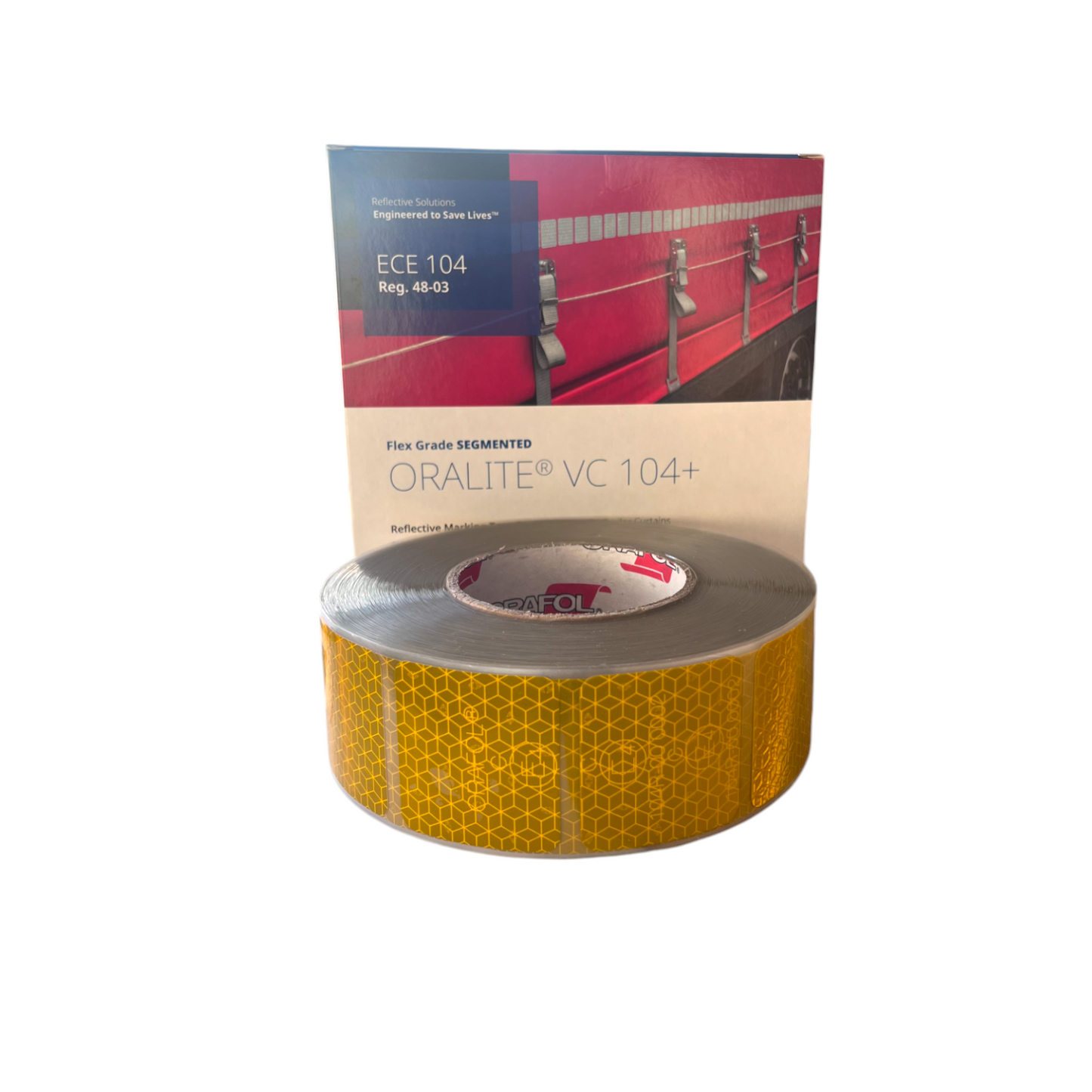 Yellow Segmented Conspicuity Tape ECE 104