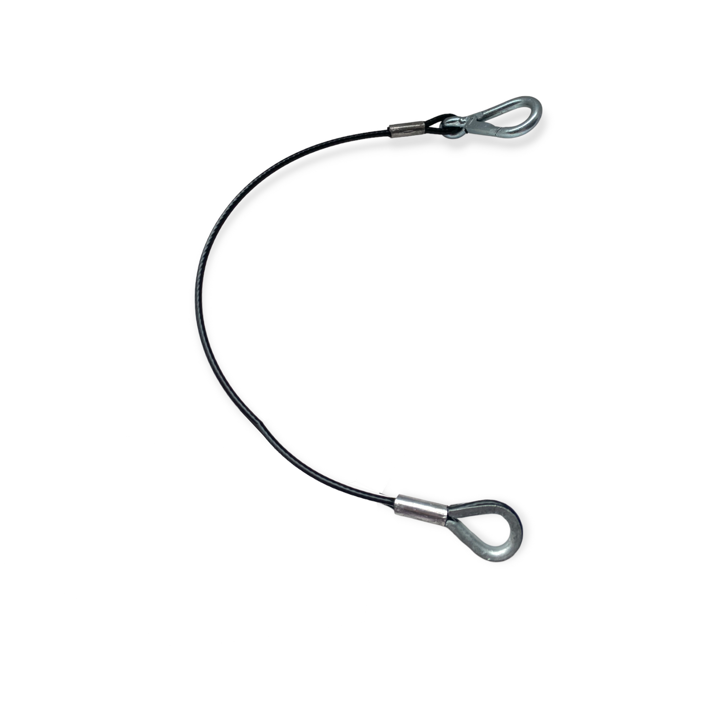 3" Door Spring Hook & Plastic Coated Chain