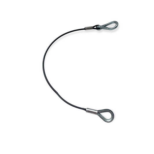 3" Door Spring Hook & Plastic Coated Chain