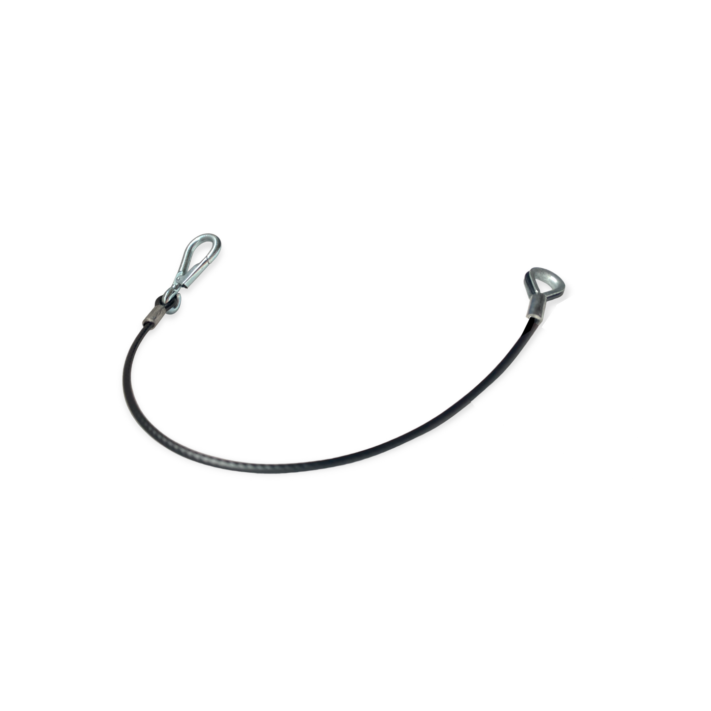 3" Door Spring Hook & Plastic Coated Chain