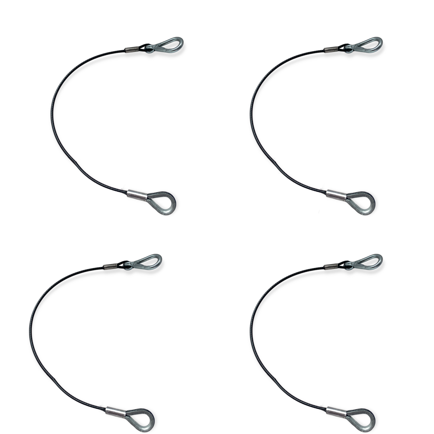 3" Door Spring Hook & Plastic Coated Chain