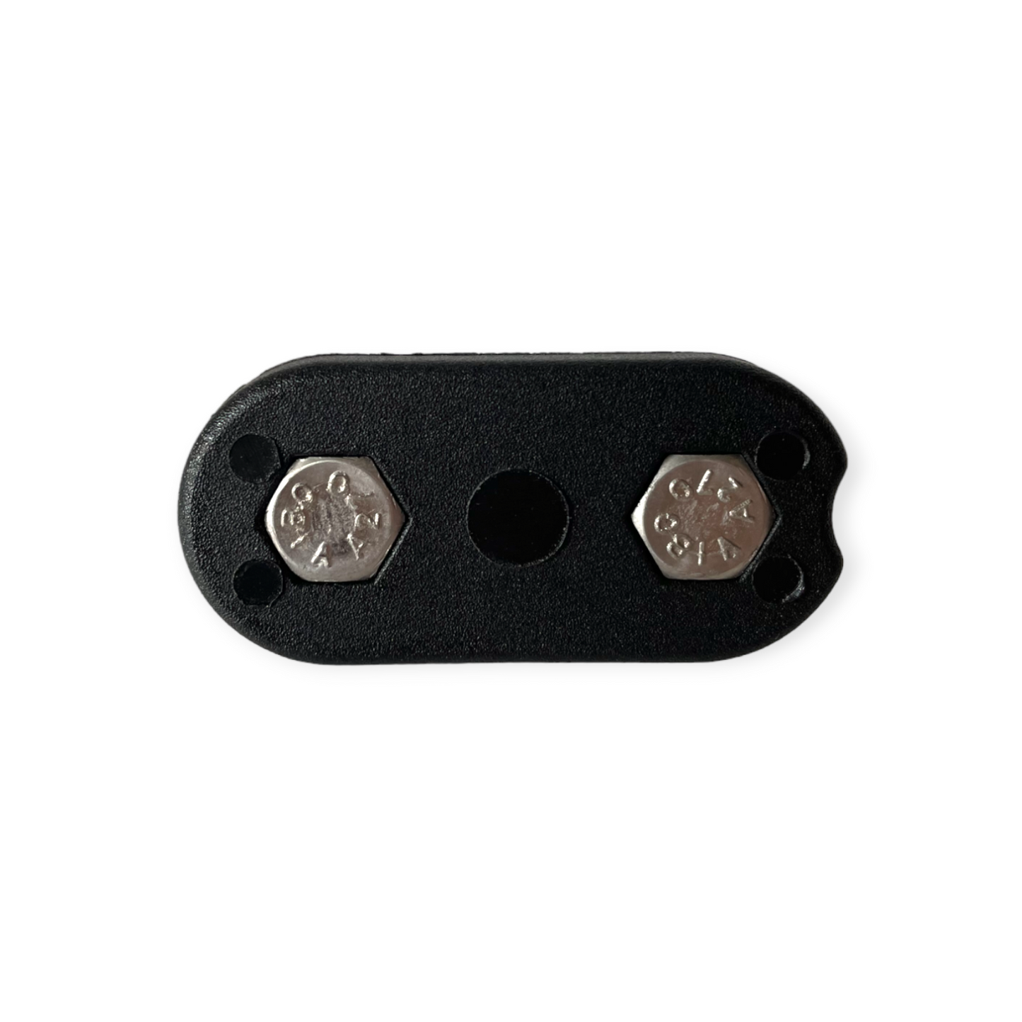 Black Plastic Back Plate 18mm