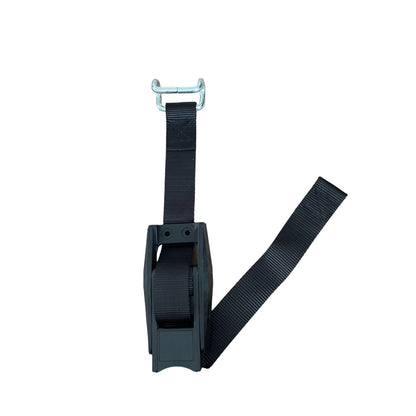 Black Plastic Euro Buckle With Strap
