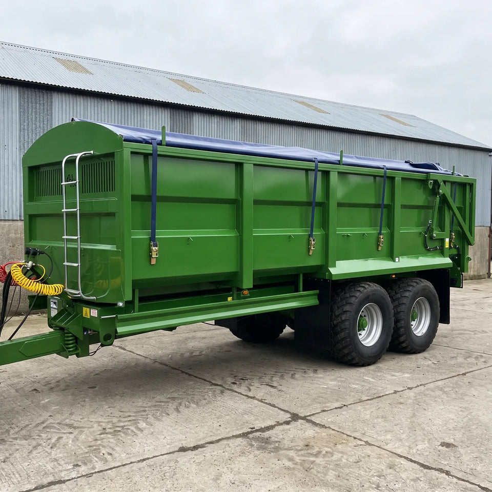 Agricultural trailer covers